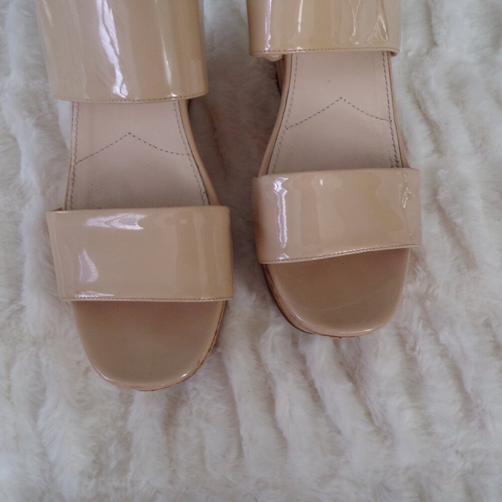 Prada authentic Beige platform sandals 40 Summer Y2k - Picture 3 of 14